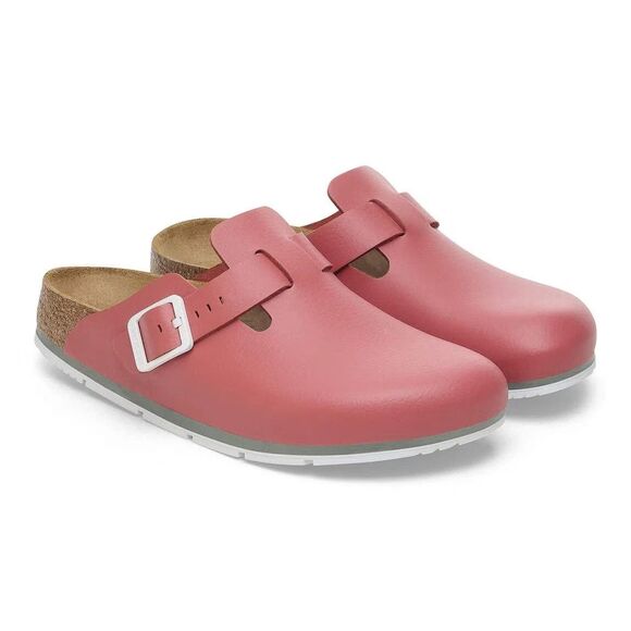 Birkenstock Men\'s Boston Pro Leather Clogs Mars Red NEW EU 47 Regular $160 main image 5